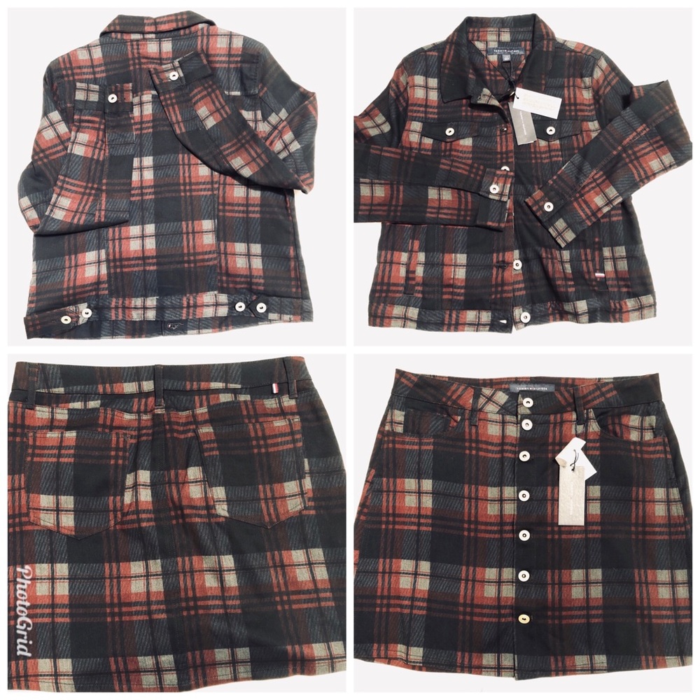 Tommy Hilfiger Skirt and Jacket Set